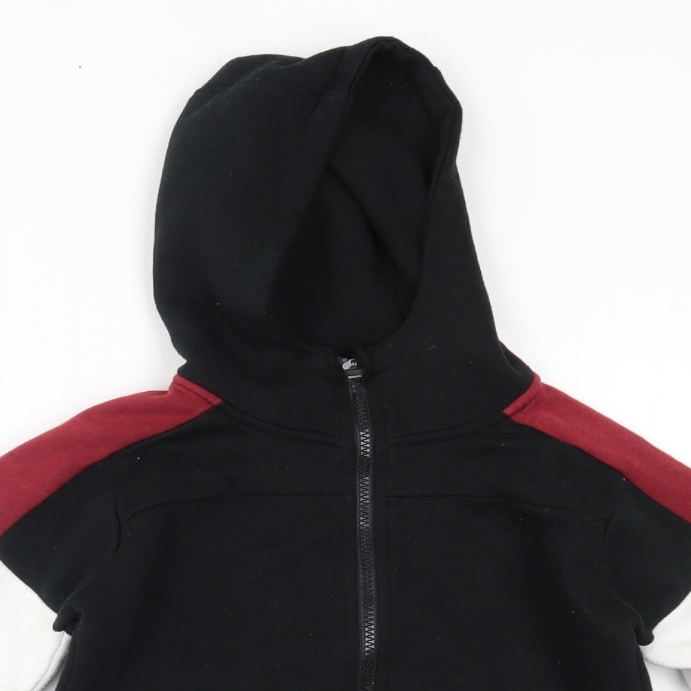 Everlast Boys Black   Full Zip Hoodie Size 7-8 Years