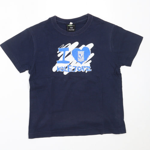 ejada Boys Blue   Basic T-Shirt Size 10 Years  - I love kolejorz