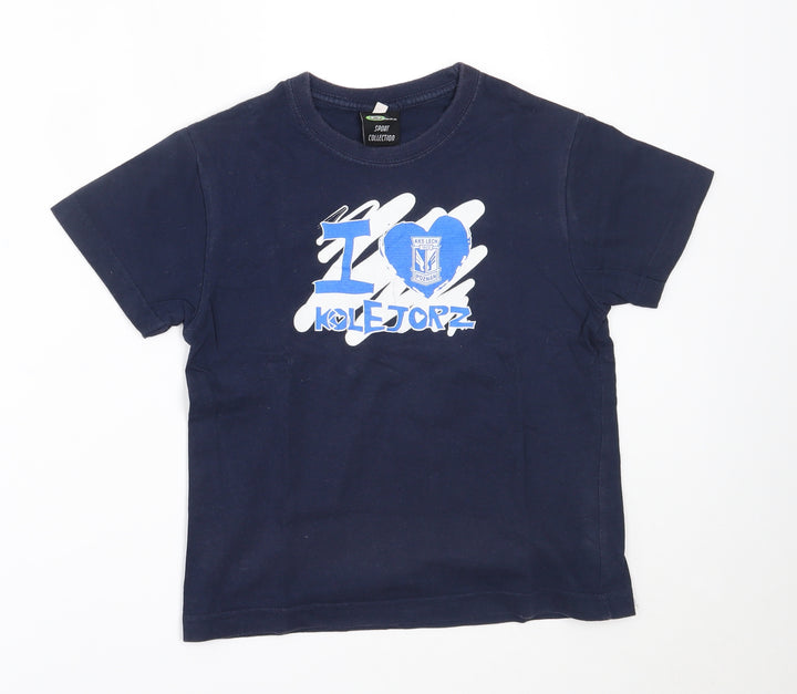 ejada Boys Blue   Basic T-Shirt Size 10 Years  - I love kolejorz