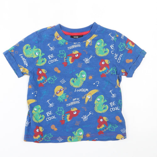 George Boys Blue   Basic T-Shirt Size 3-4 Years