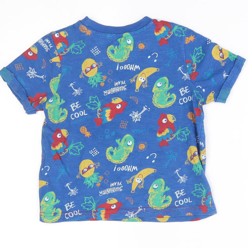 George Boys Blue   Basic T-Shirt Size 3-4 Years