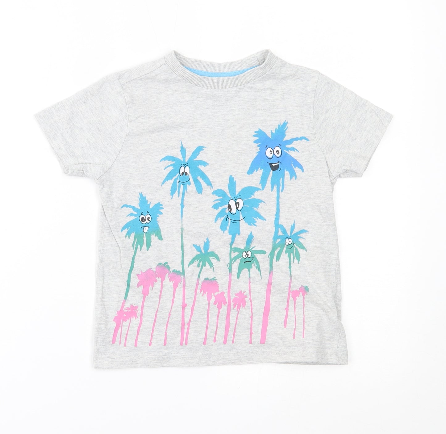 M&S Boys Grey   Basic T-Shirt Size 4-5 Years