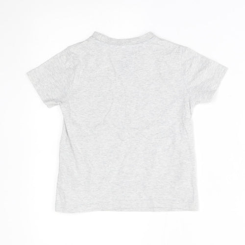 M&S Boys Grey   Basic T-Shirt Size 4-5 Years