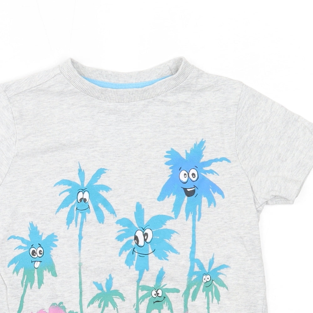 M&S Boys Grey   Basic T-Shirt Size 4-5 Years