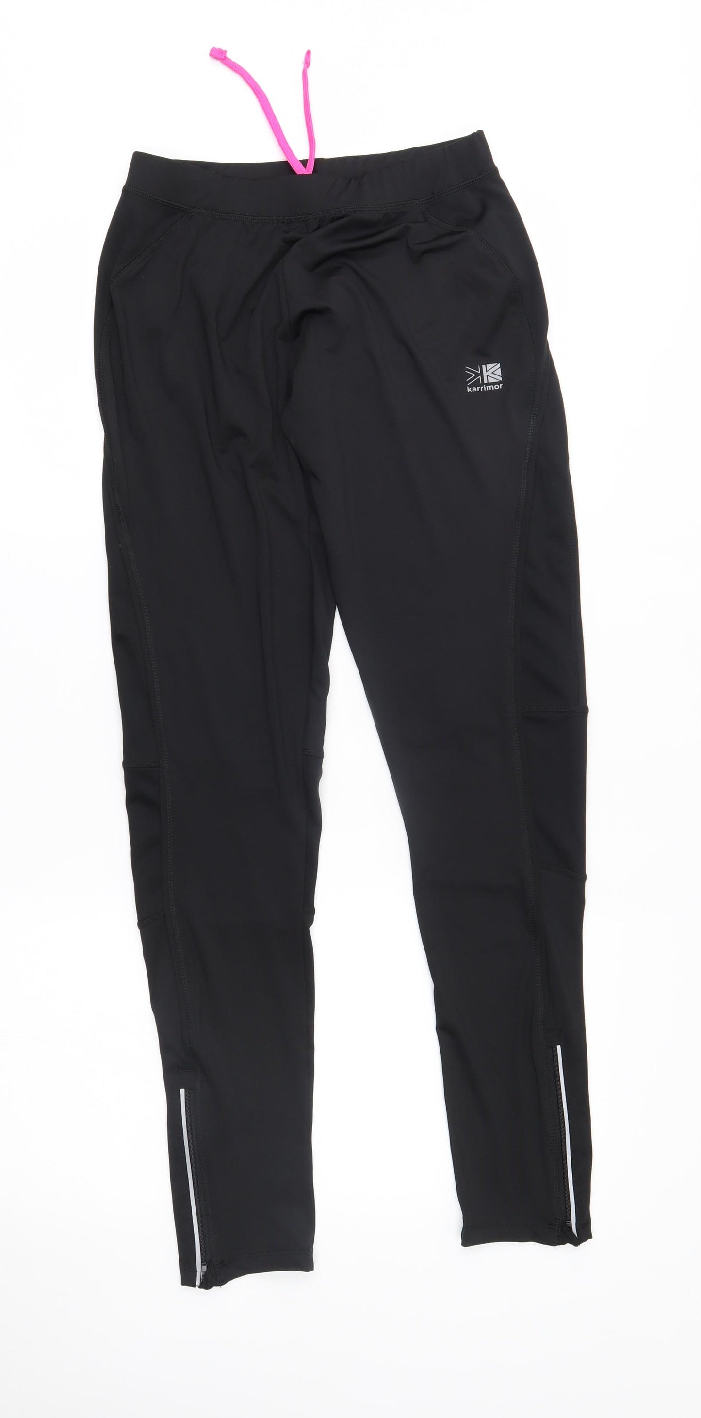 Karrimor Womens Black   Track Pants Leggings Size 14 L31 in - ankle zips