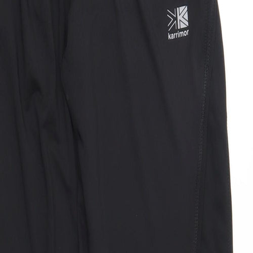 Karrimor Womens Black   Track Pants Leggings Size 14 L31 in - ankle zips