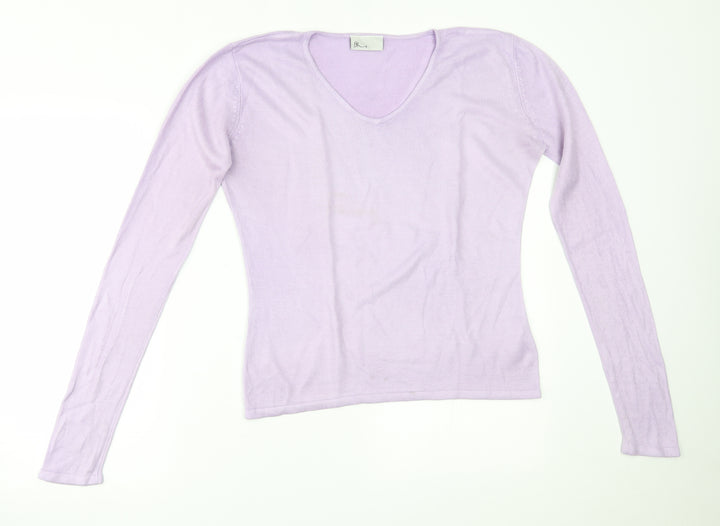 BHS Womens Purple Pullover Jumper Size 12