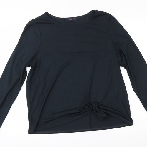 M&S Womens Black   Basic Blouse Size 16