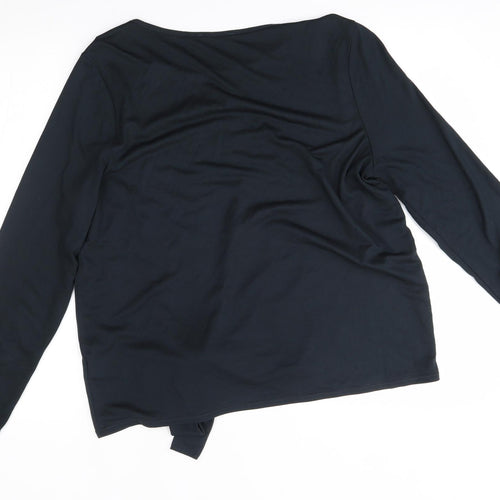 M&S Womens Black   Basic Blouse Size 16