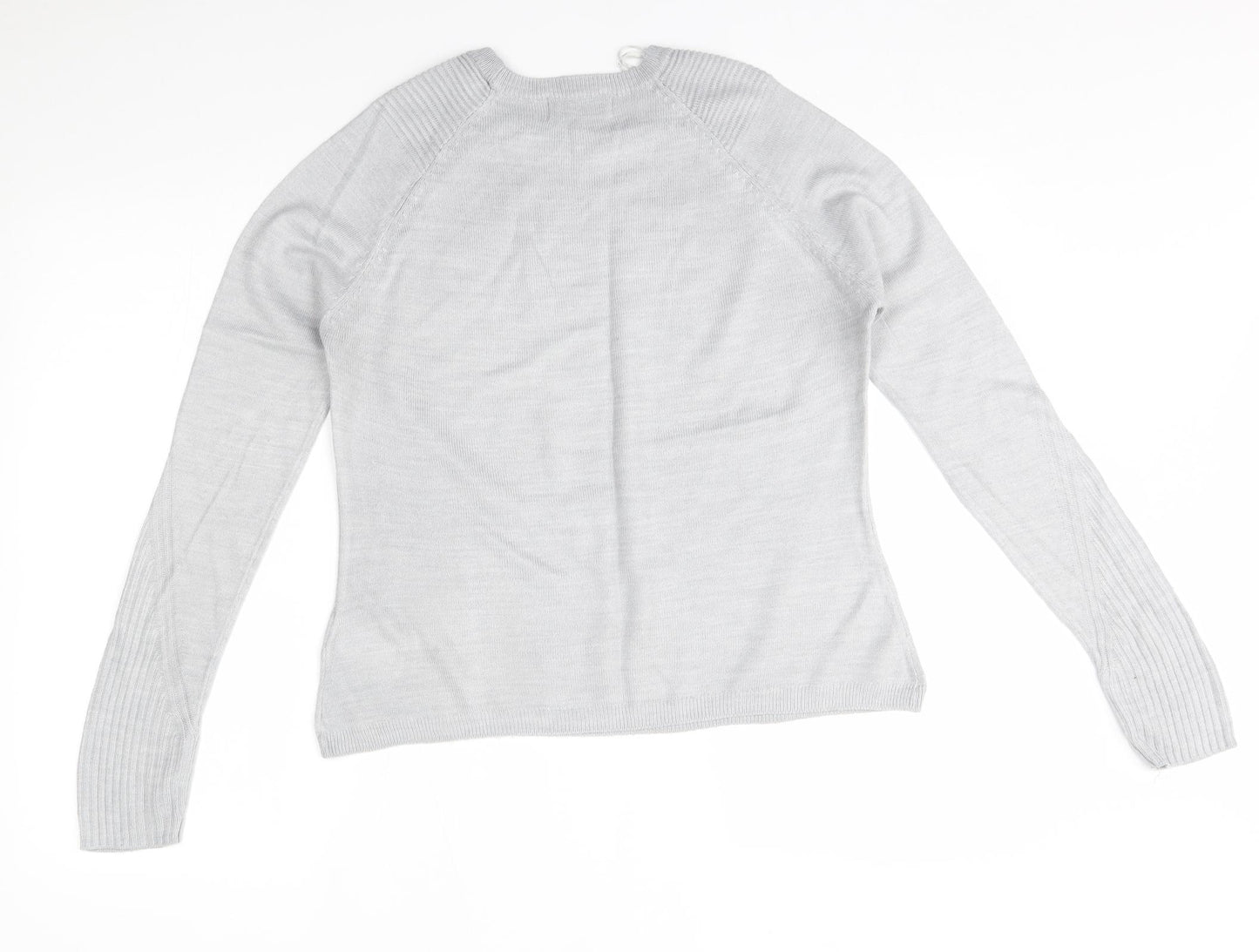 M&S Womens Grey   Pullover Jumper Size 10