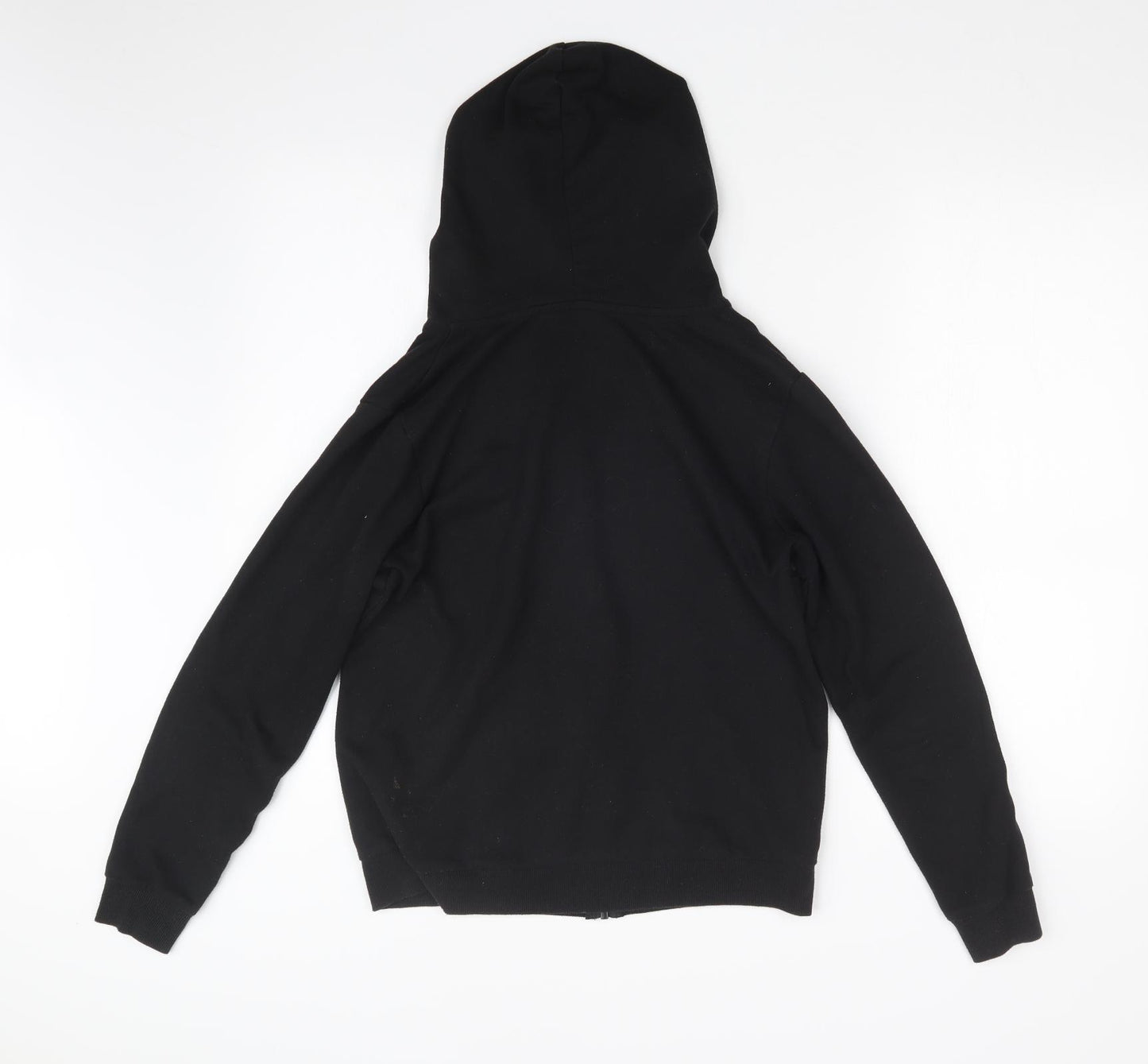 Peacocks Womens Black   Full Zip Hoodie Size 10