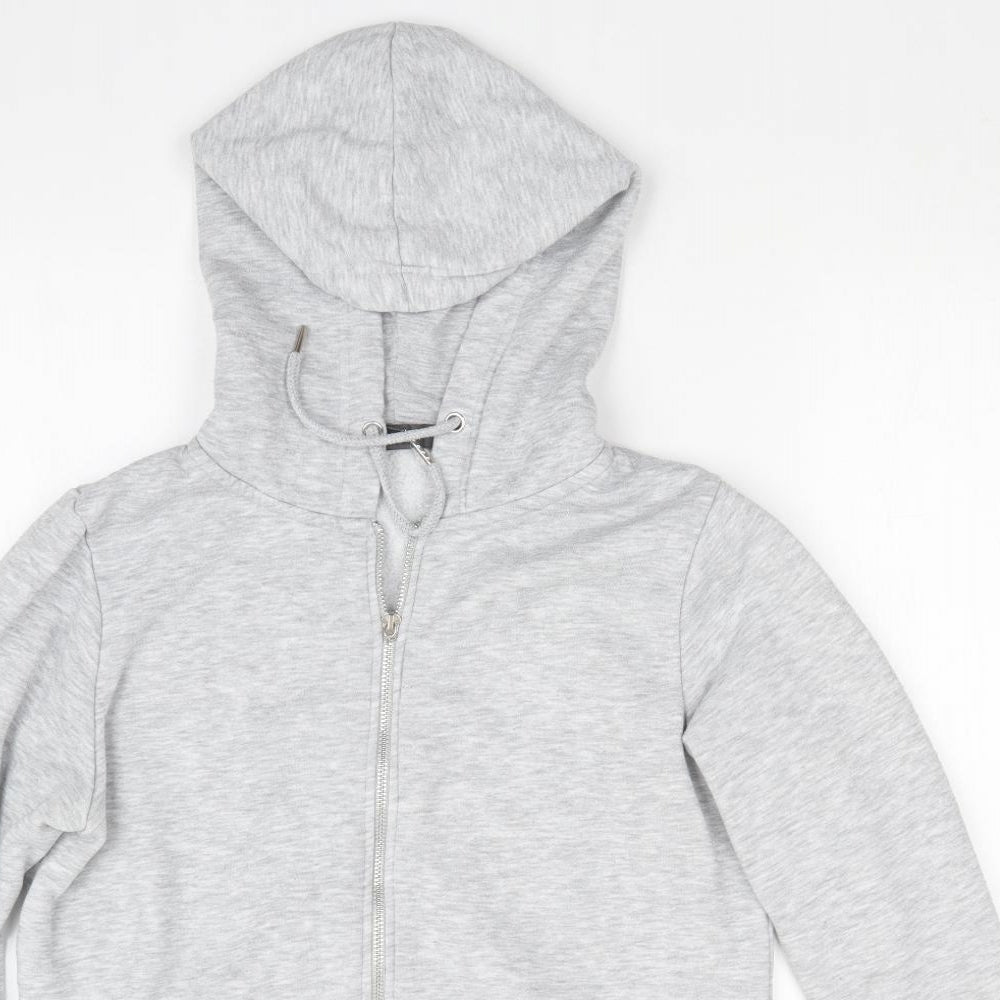 Primark Womens Grey   Full Zip Hoodie Size S