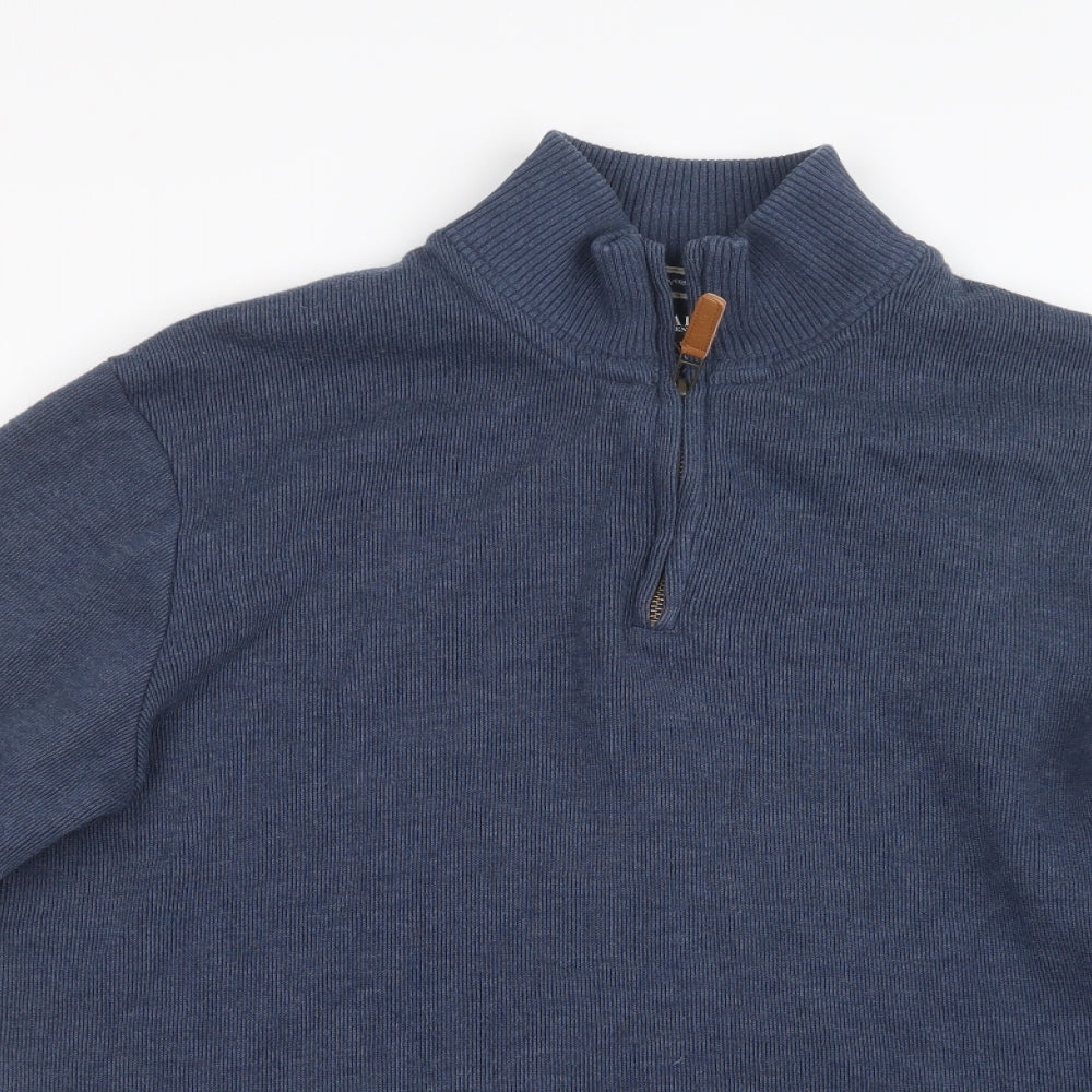 Debenhams Mens Blue   Pullover Hoodie Size M