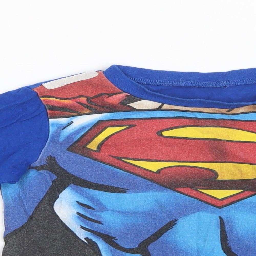 Preworn Boys Blue   Basic T-Shirt Size 3-4 Years