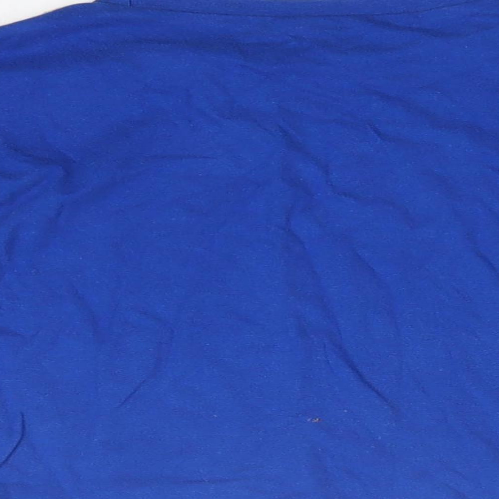 Preworn Boys Blue   Basic T-Shirt Size 3-4 Years