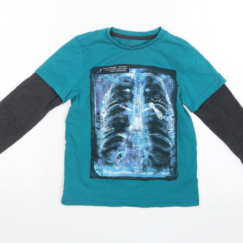 F&F Boys Multicoloured   Basic T-Shirt Size 6-7 Years