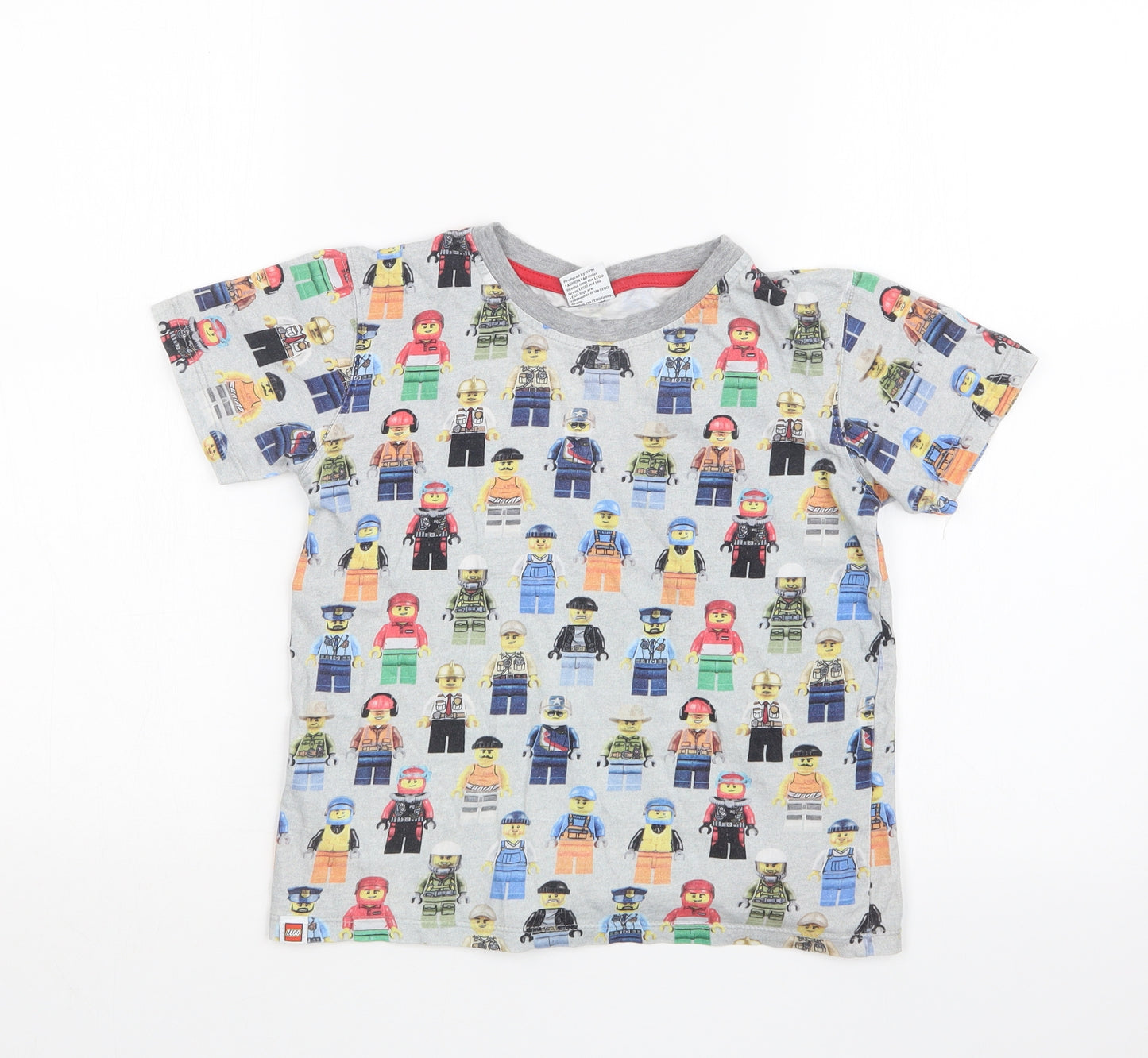 George Boys Multicoloured Geometric  Basic T-Shirt Size 8-9 Years