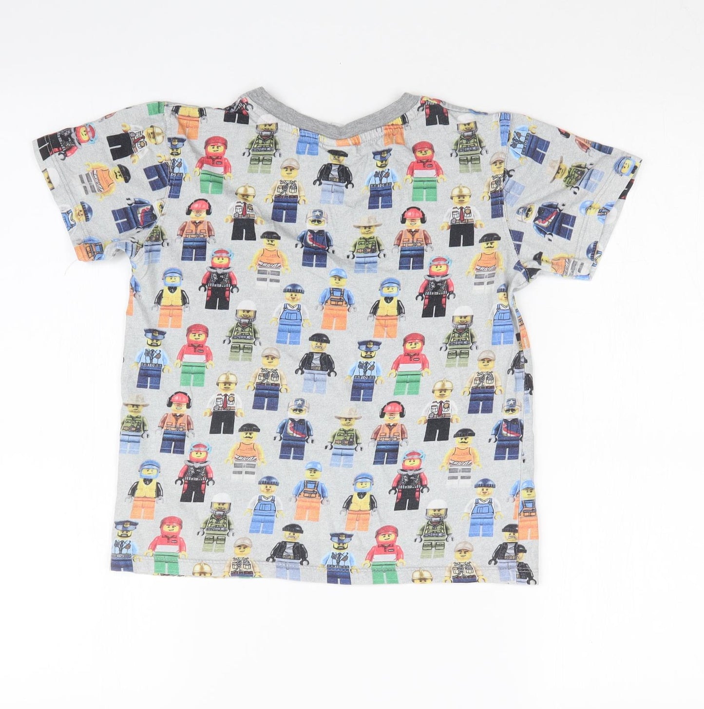 George Boys Multicoloured Geometric  Basic T-Shirt Size 8-9 Years
