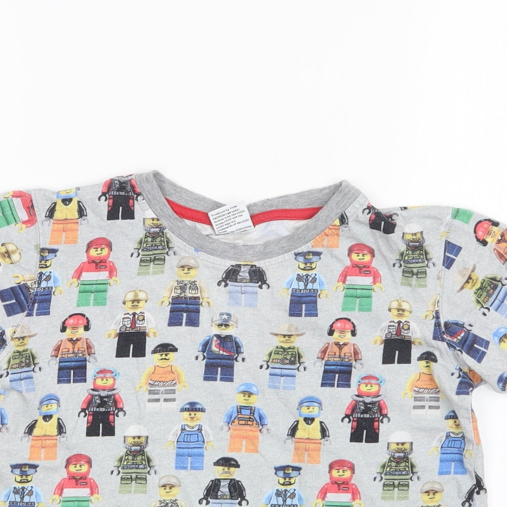 George Boys Multicoloured Geometric  Basic T-Shirt Size 8-9 Years