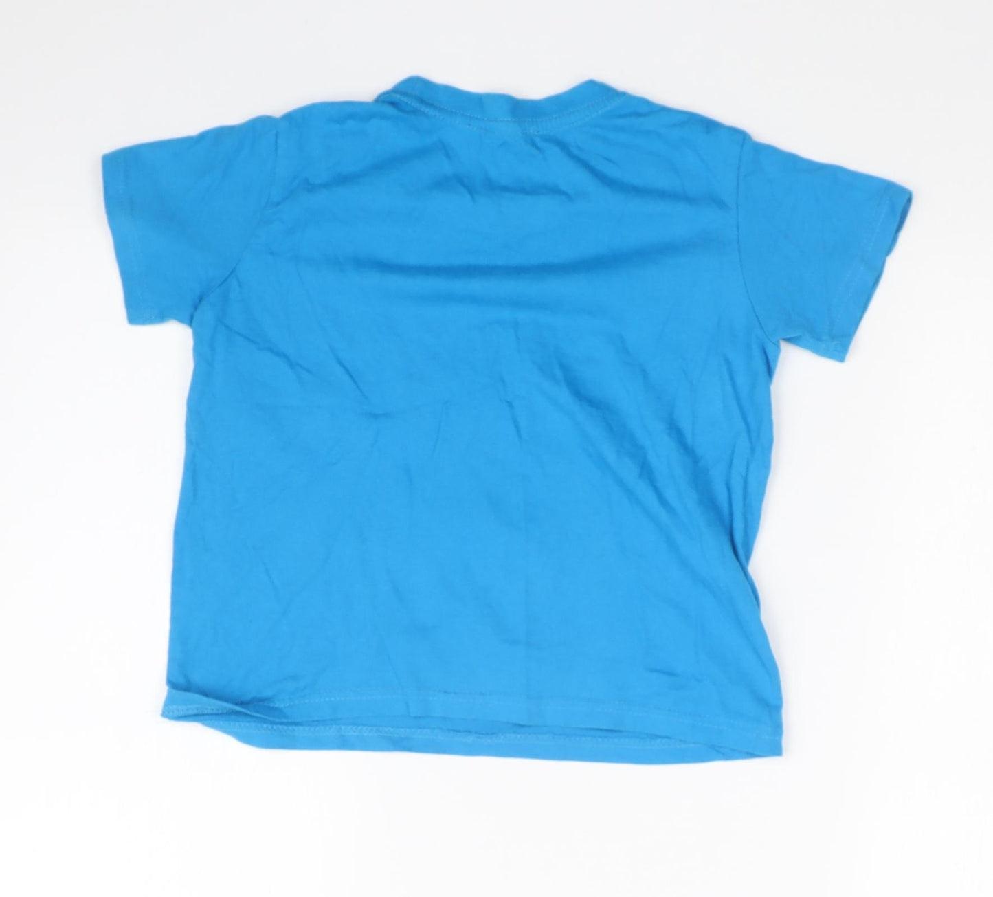 J&G Boys Blue Solid   Pyjama Top Size 6 Years
