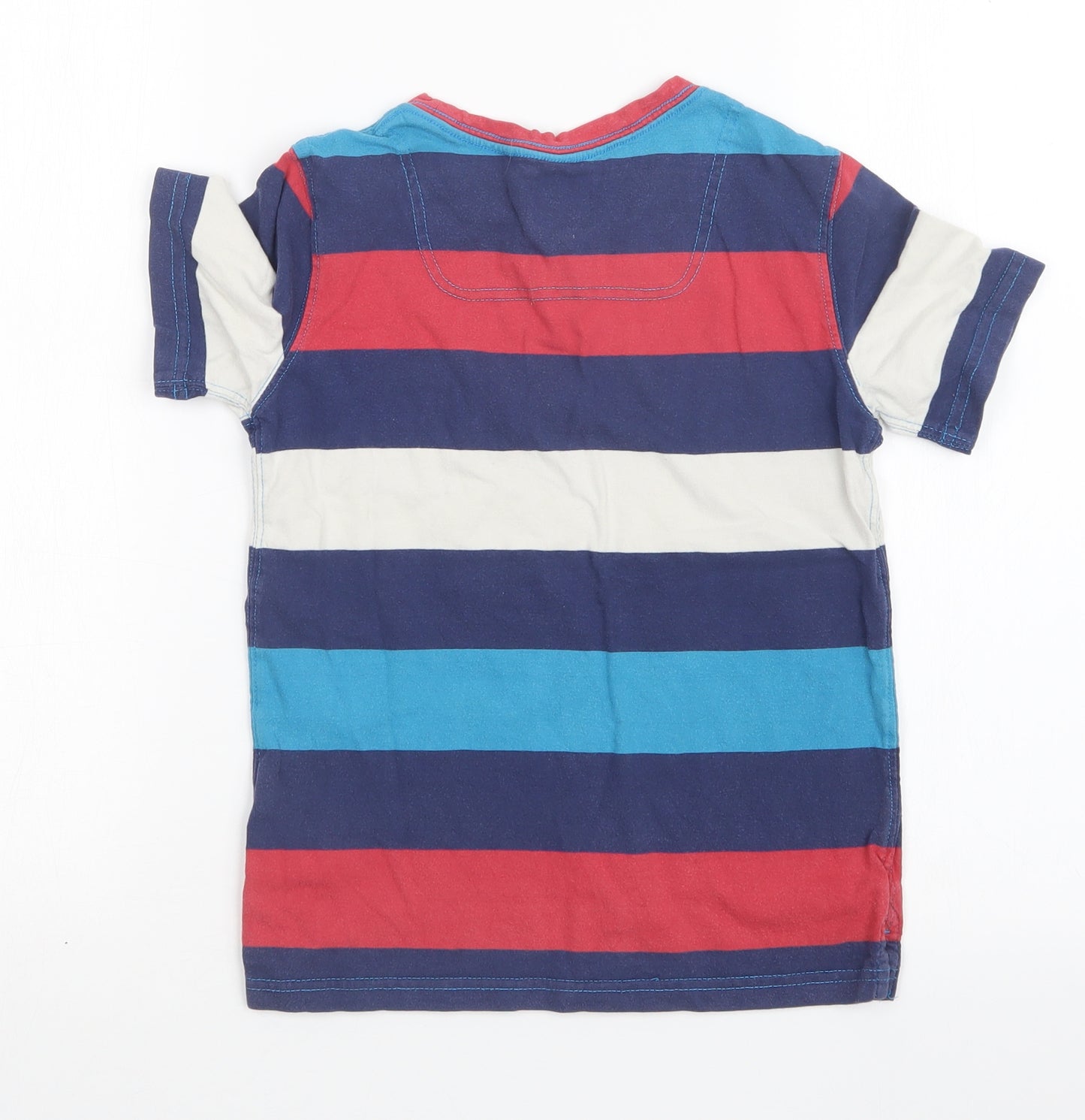Joules Boys Multicoloured Striped  Basic T-Shirt Size 8 Years