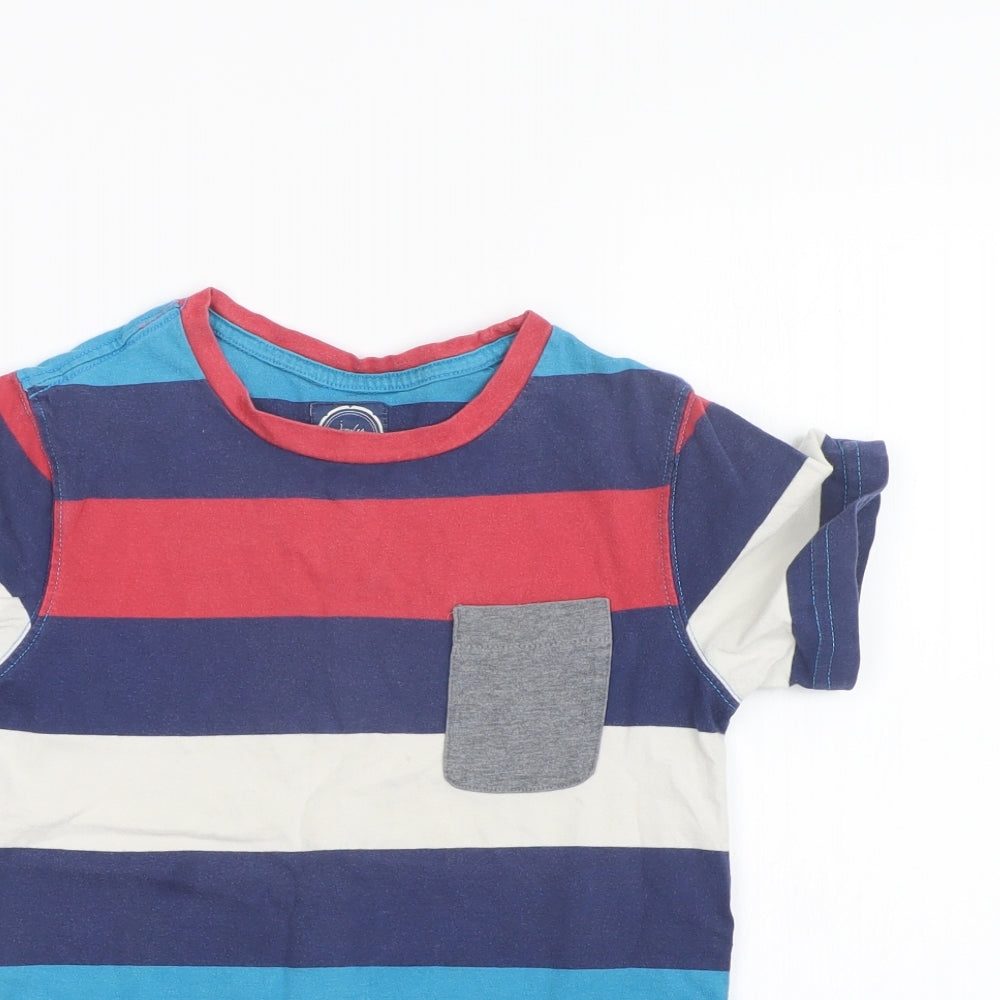 Joules Boys Multicoloured Striped  Basic T-Shirt Size 8 Years