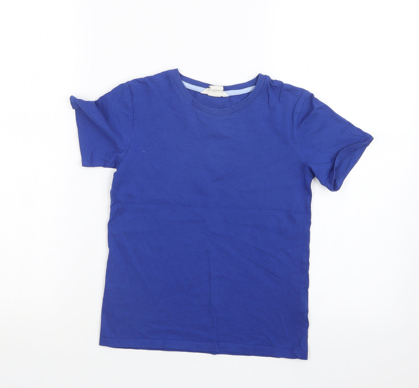 H&M Boys Blue   Basic T-Shirt Size 6-7 Years