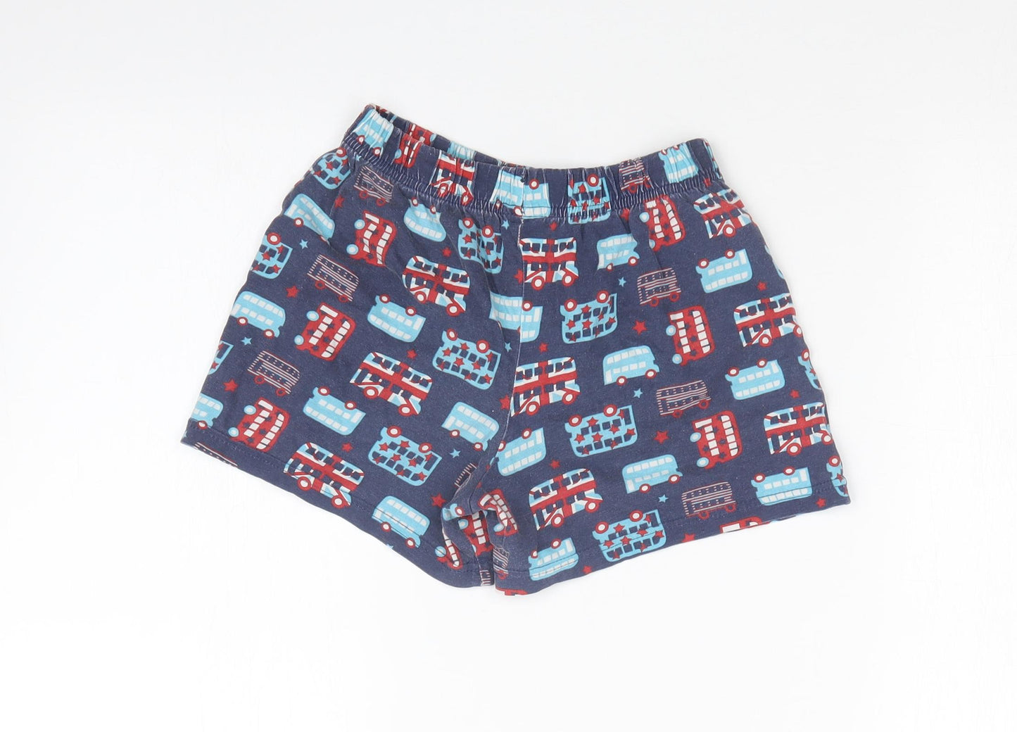 F&F Boys Multicoloured Geometric  Sweat Shorts Size 5-6 Years