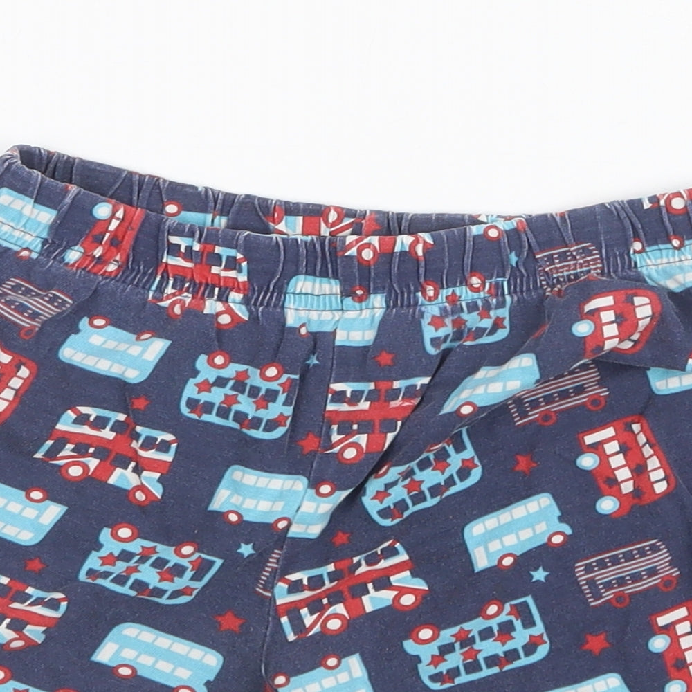 F&F Boys Multicoloured Geometric  Sweat Shorts Size 5-6 Years