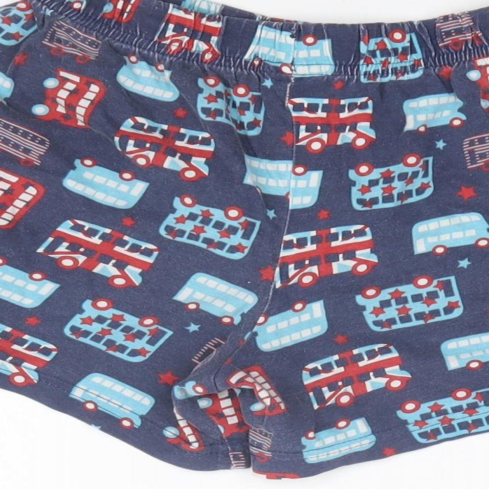 F&F Boys Multicoloured Geometric  Sweat Shorts Size 5-6 Years