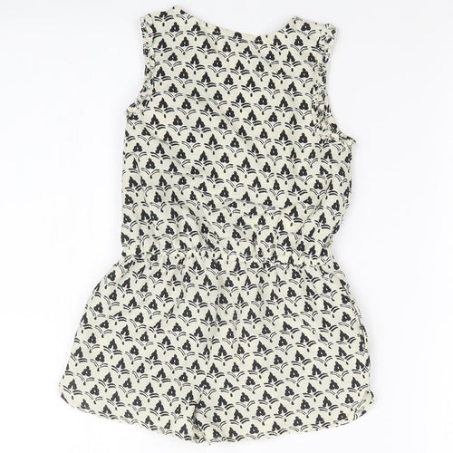 NEXT Girls Multicoloured Geometric  Playsuit One-Piece Size 4 Years