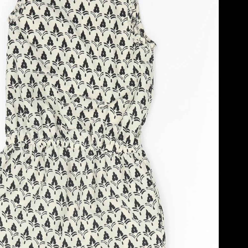 NEXT Girls Multicoloured Geometric  Playsuit One-Piece Size 4 Years