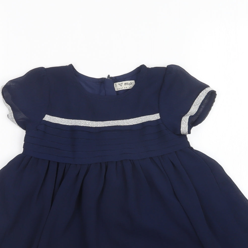 NEXT Girls Blue   Fit & Flare  Size 2-3 Years