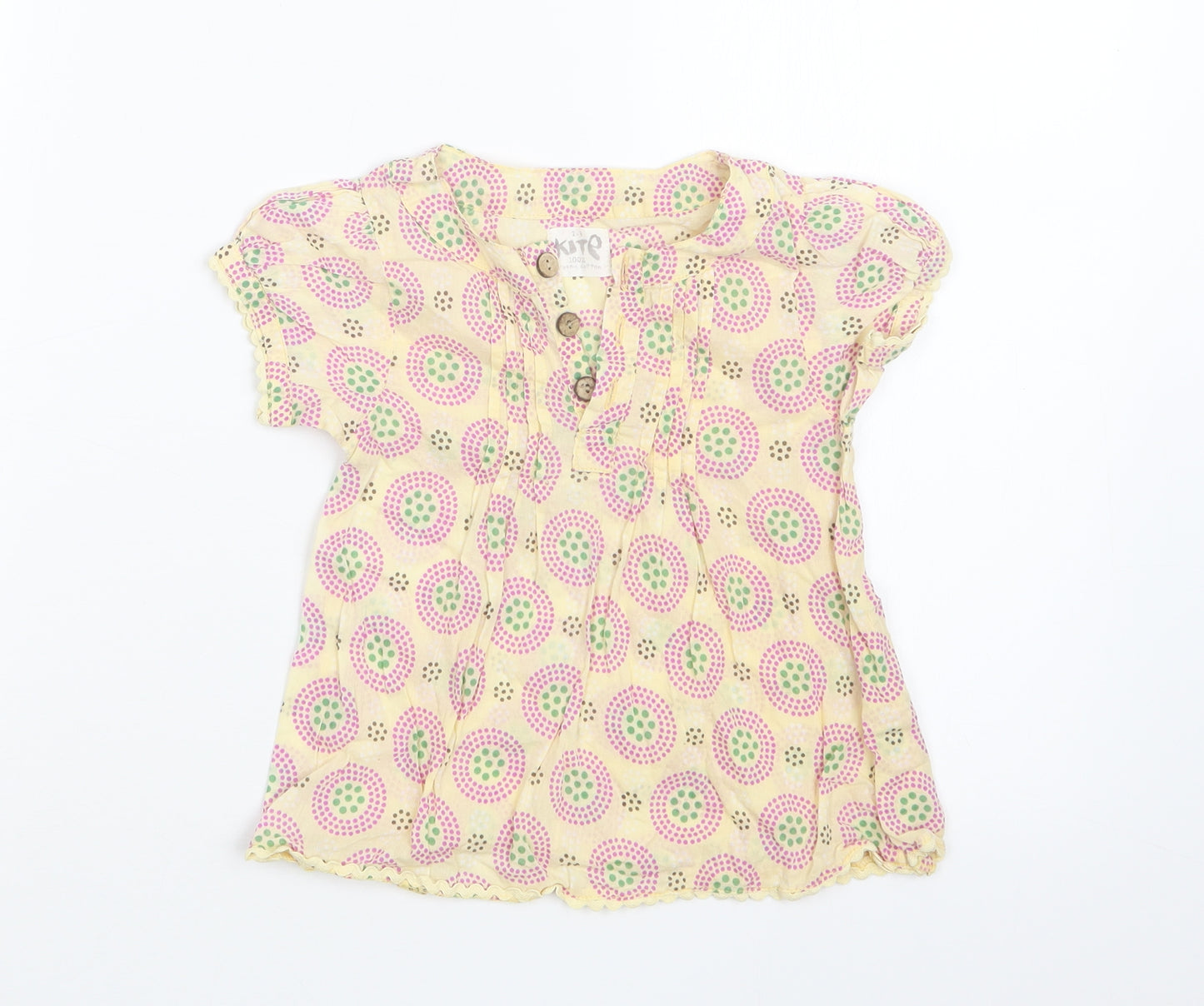 Kite Girls Multicoloured Geometric  Basic T-Shirt Size 2-3 Years