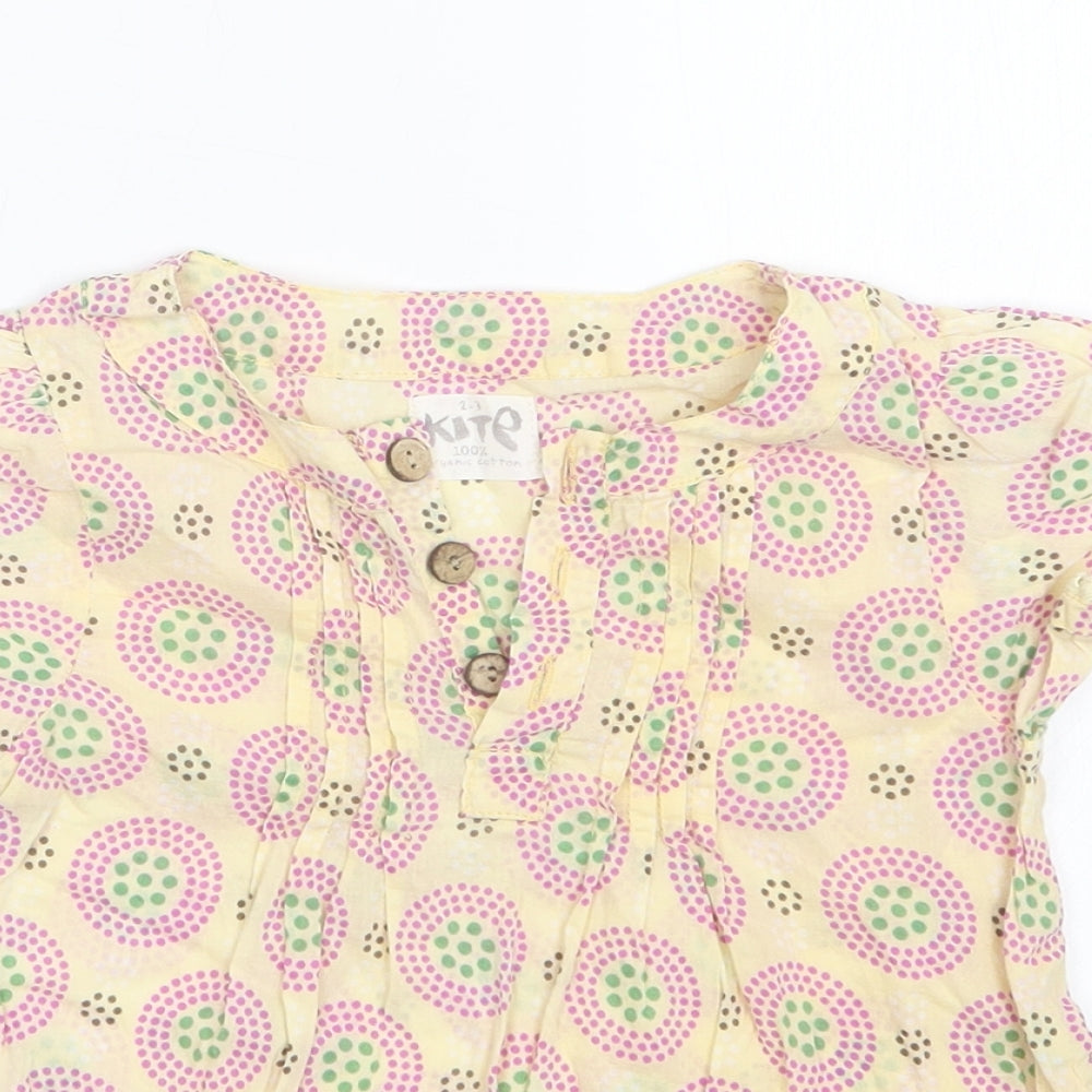 Kite Girls Multicoloured Geometric  Basic T-Shirt Size 2-3 Years