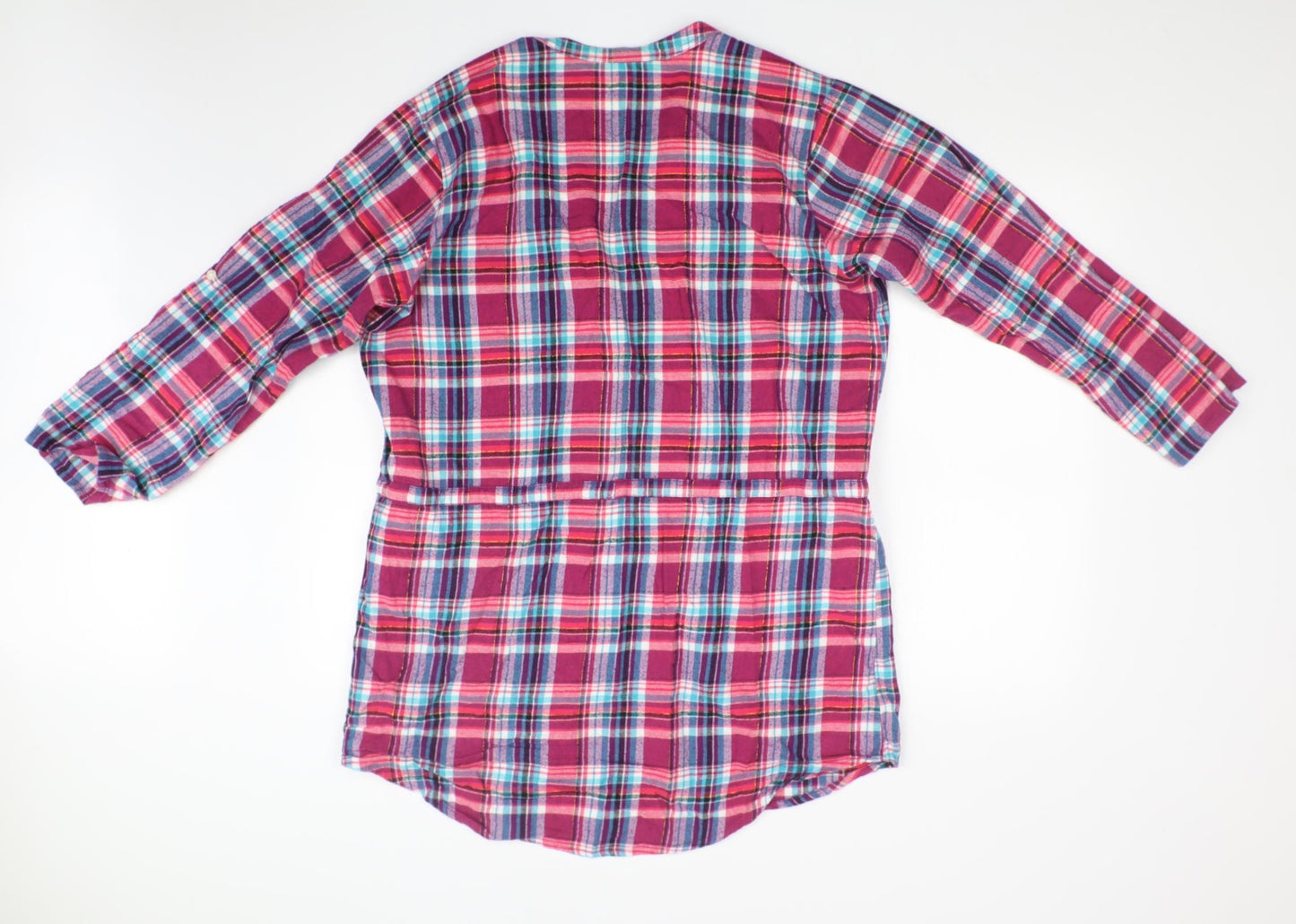 George Womens Multicoloured Check  Shirt Dress  Size 16