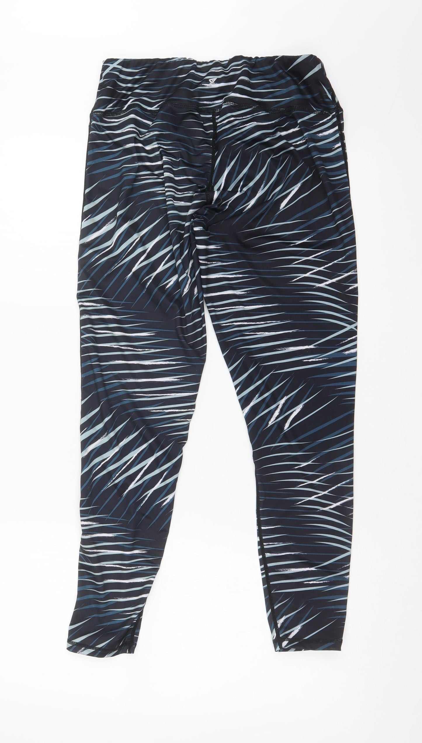 Primark Womens Multicoloured Geometric   Leggings Size 14 L25 in