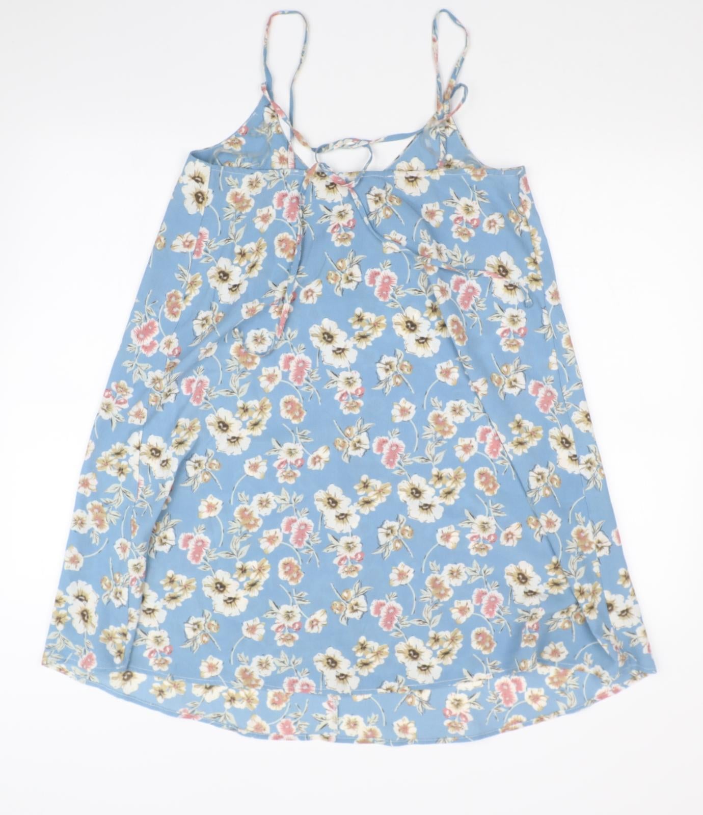 Atmosphere Womens Blue Floral  A-Line  Size 10