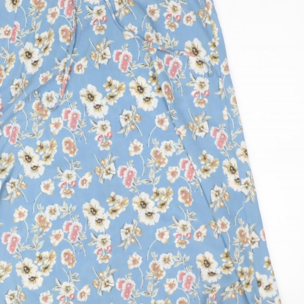 Atmosphere Womens Blue Floral  A-Line  Size 10