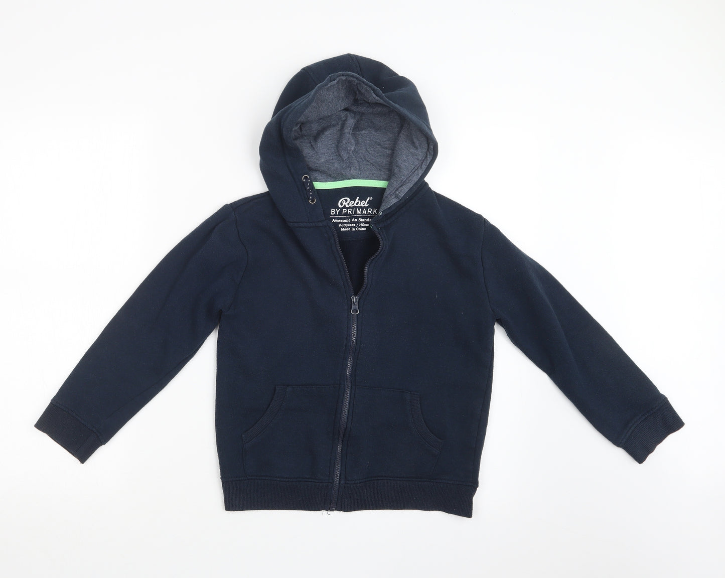Primark Boys Blue   Full Zip Hoodie Size 9-10 Years