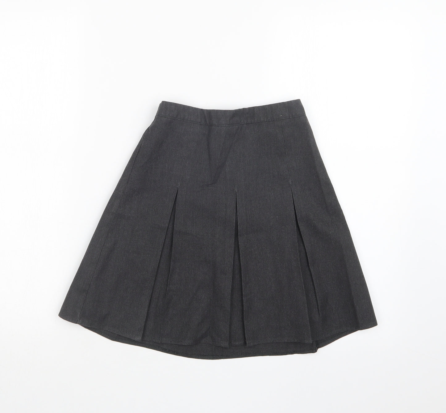 George Girls Grey   Pleated Skirt Size 7-8 Years