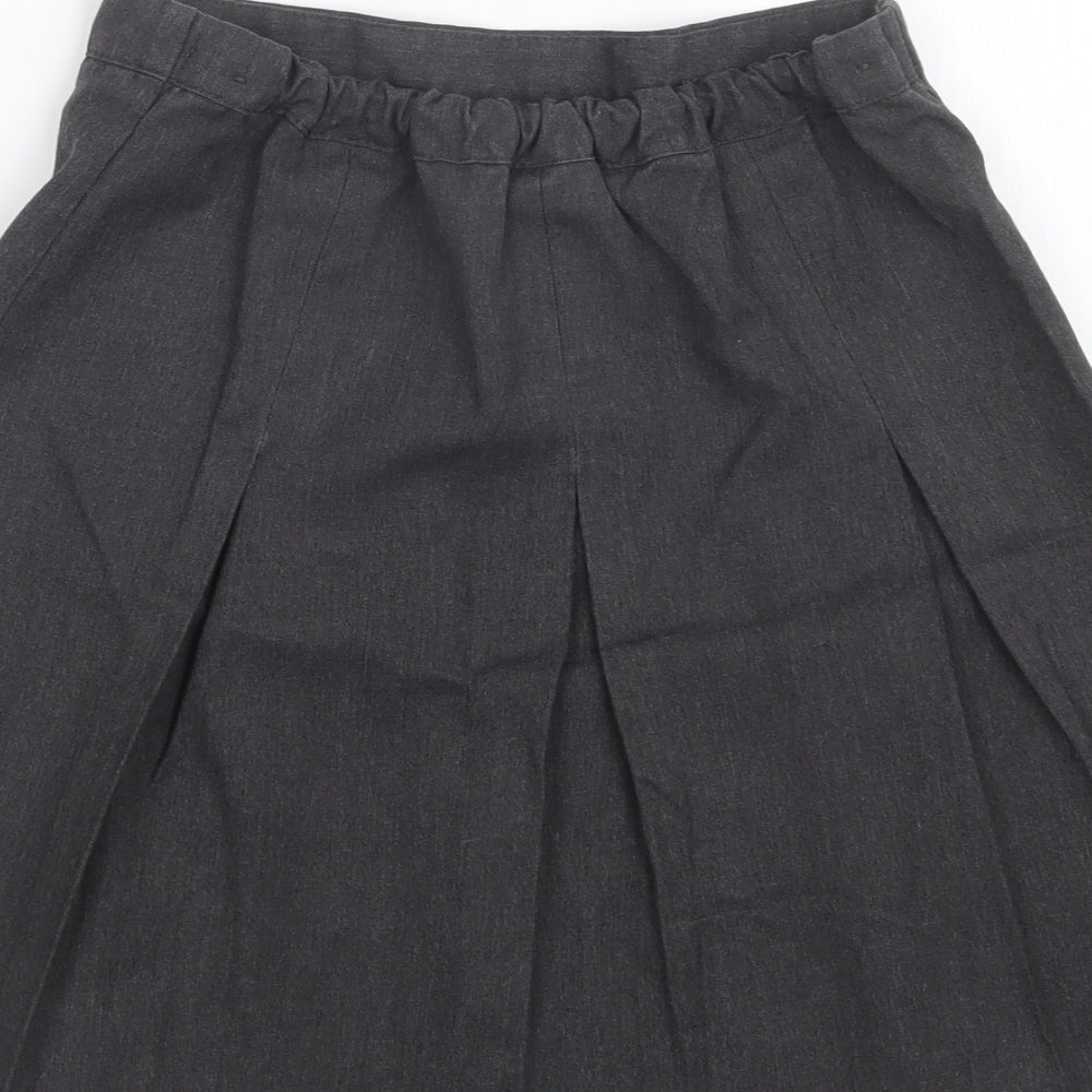 George Girls Grey   Pleated Skirt Size 7-8 Years