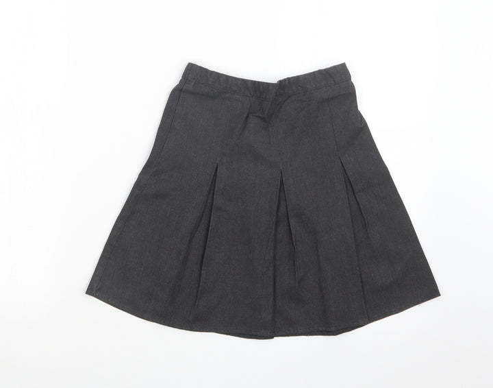 George Girls Grey   Pleated Skirt Size 7-8 Years