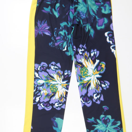 NICK VERSE Womens Multicoloured Floral  Trousers  Size XS L30 in