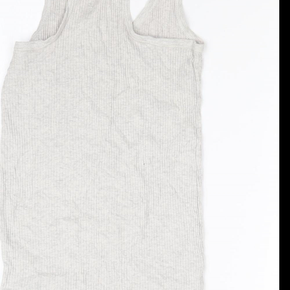 Gap Womens Grey Striped  Basic Tank Size XS