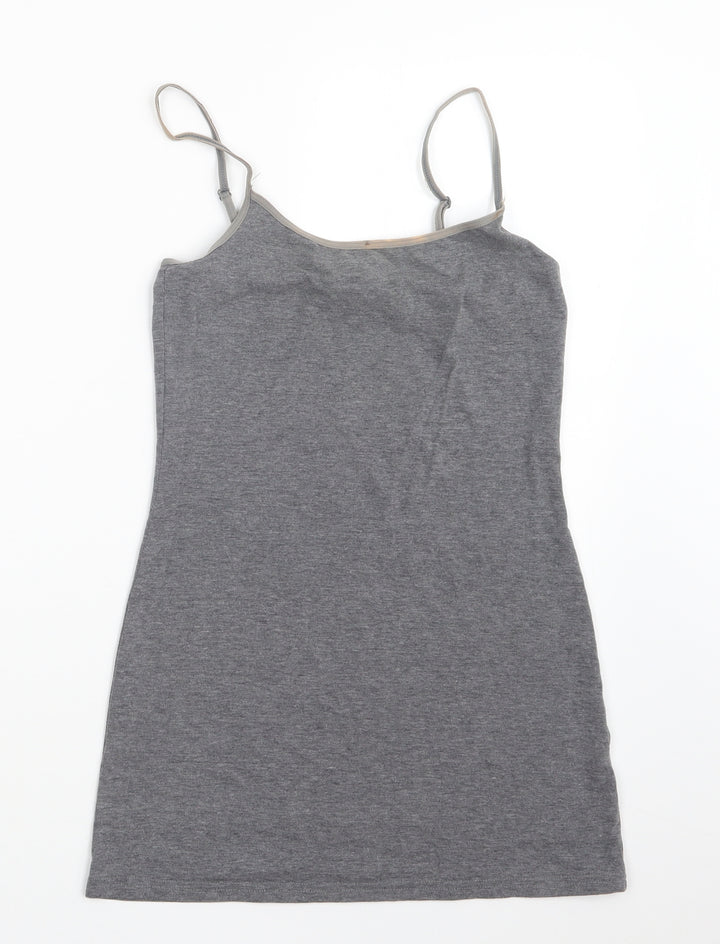 H&M Womens Grey   Camisole T-Shirt Size XS