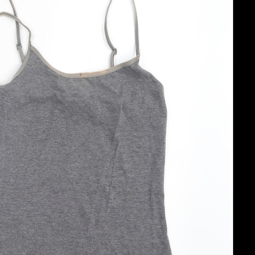 H&M Womens Grey   Camisole T-Shirt Size XS