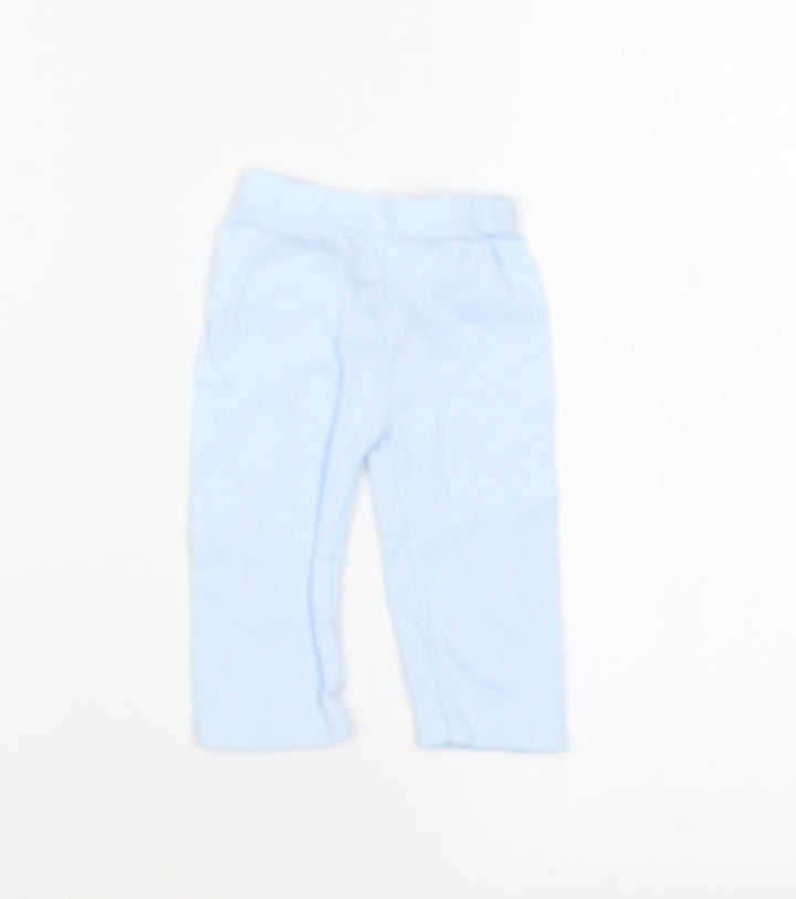 BEBE BONITO Baby Blue Jogger Leggings Size 3-6 Months