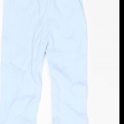 BEBE BONITO Baby Blue   Jogger Leggings Size 3-6 Months