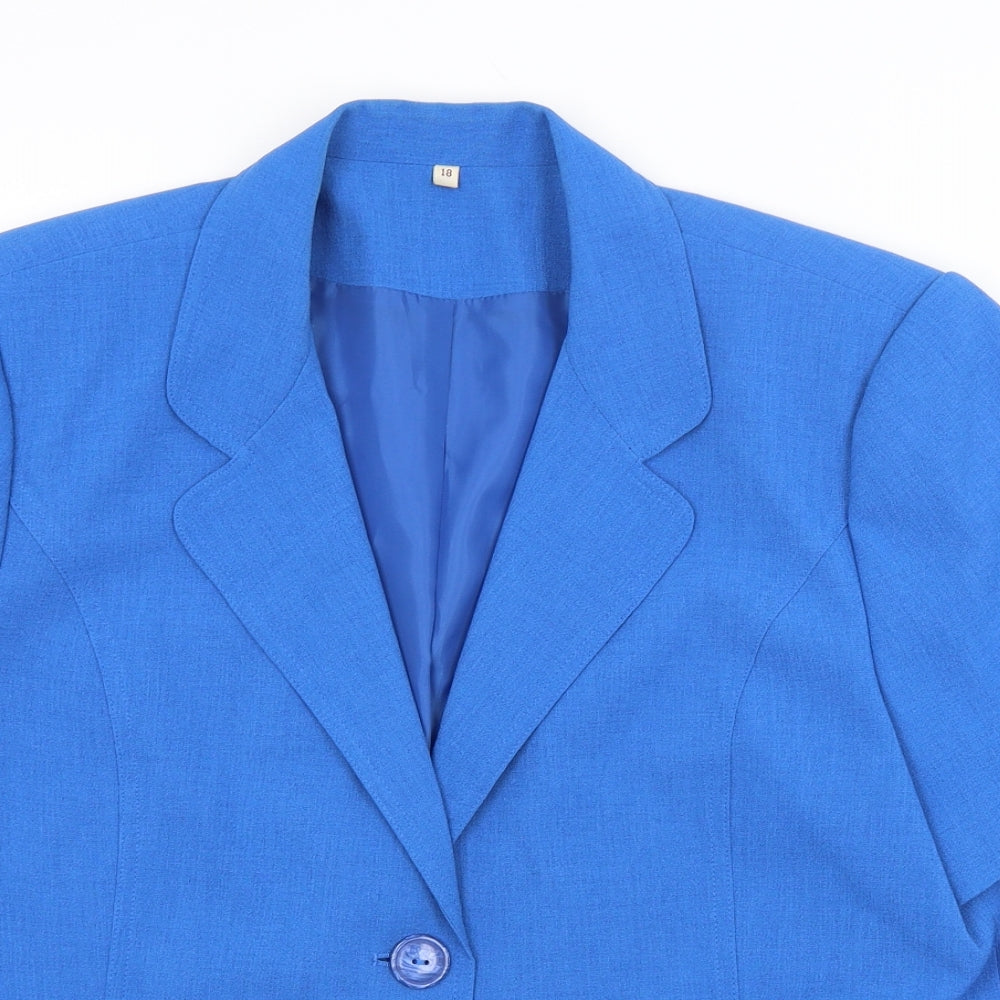 Preworn Womens Blue   Jacket Blazer Size 18